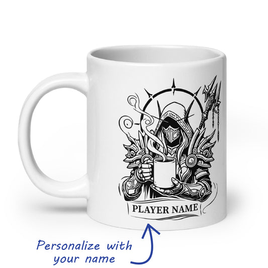 Drinking Coffee to Boost Haste Mug (Personalize)
