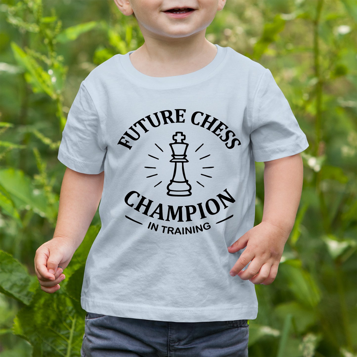 "Future Chess Champion" Kids Shirt, Funny Chess Player Boys and Girls