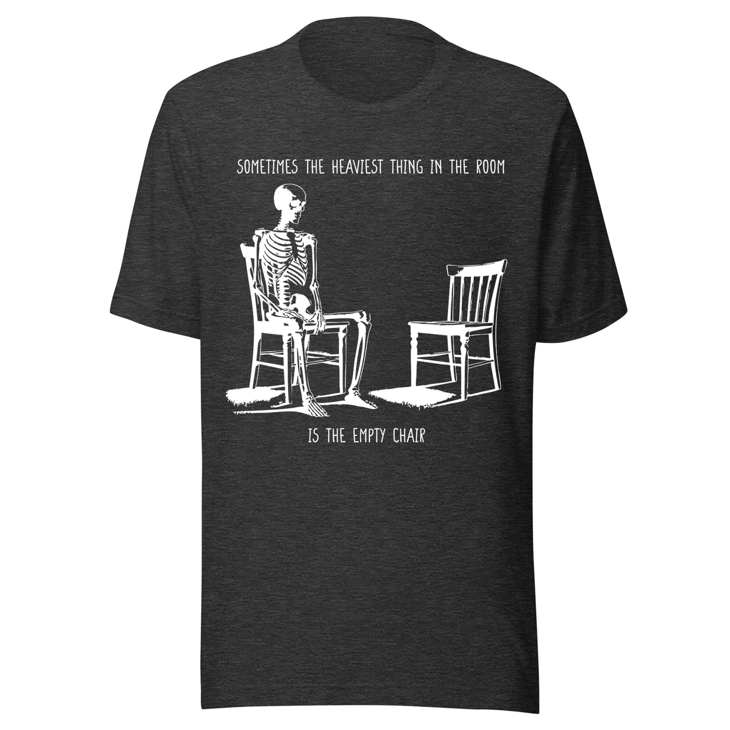 "Heaviest Thing In The Room" Skeleton Emo Shirt