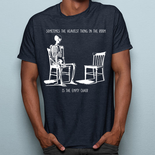 "Heaviest Thing In The Room" Skeleton Emo Shirt