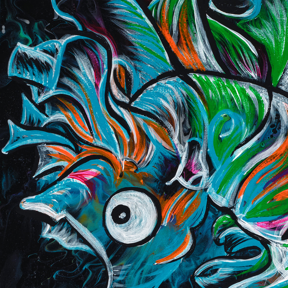 Current Crusader – Original Acrylic Painting