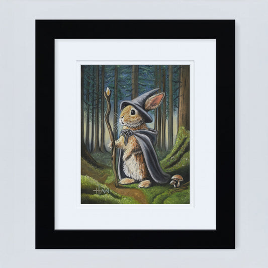 Wandering Wizard - Original Pastel Painting (8" x 10")