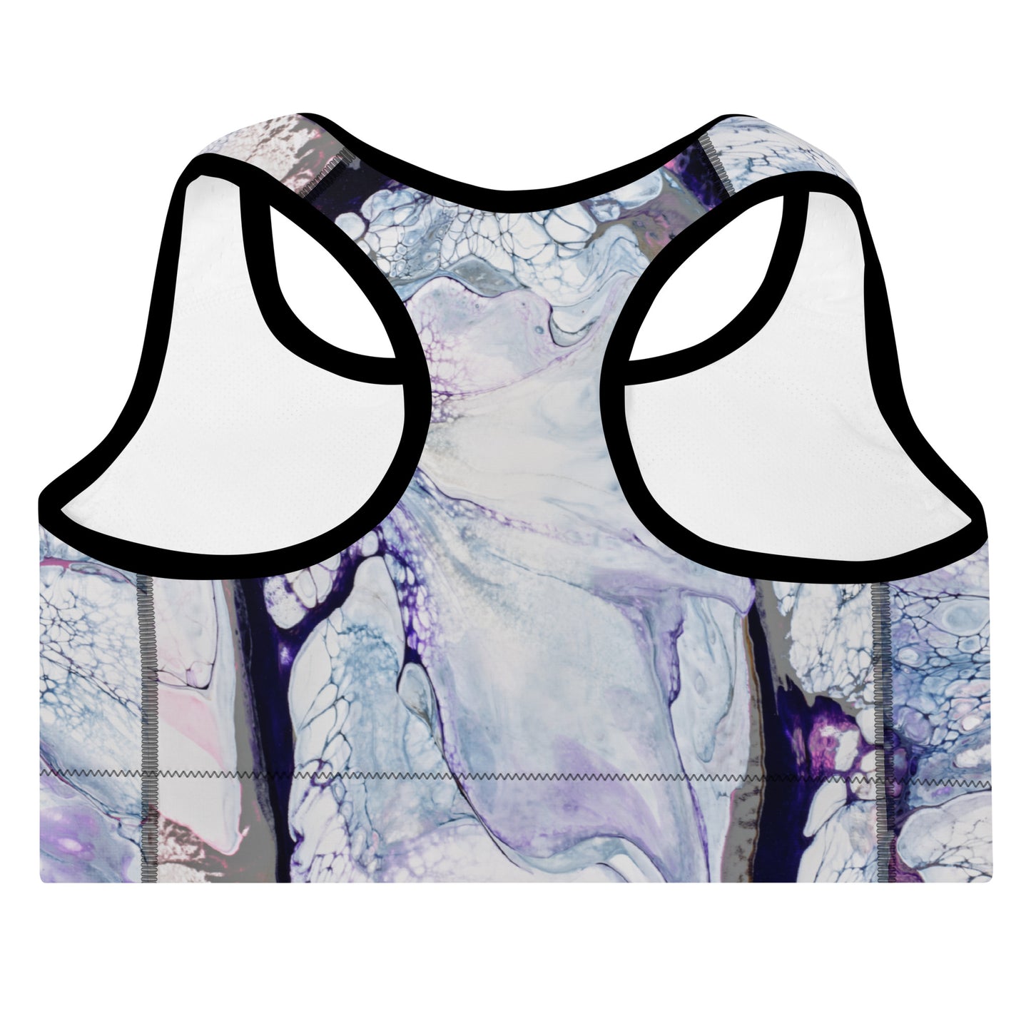 "Obsidian Flow" Sports Bra