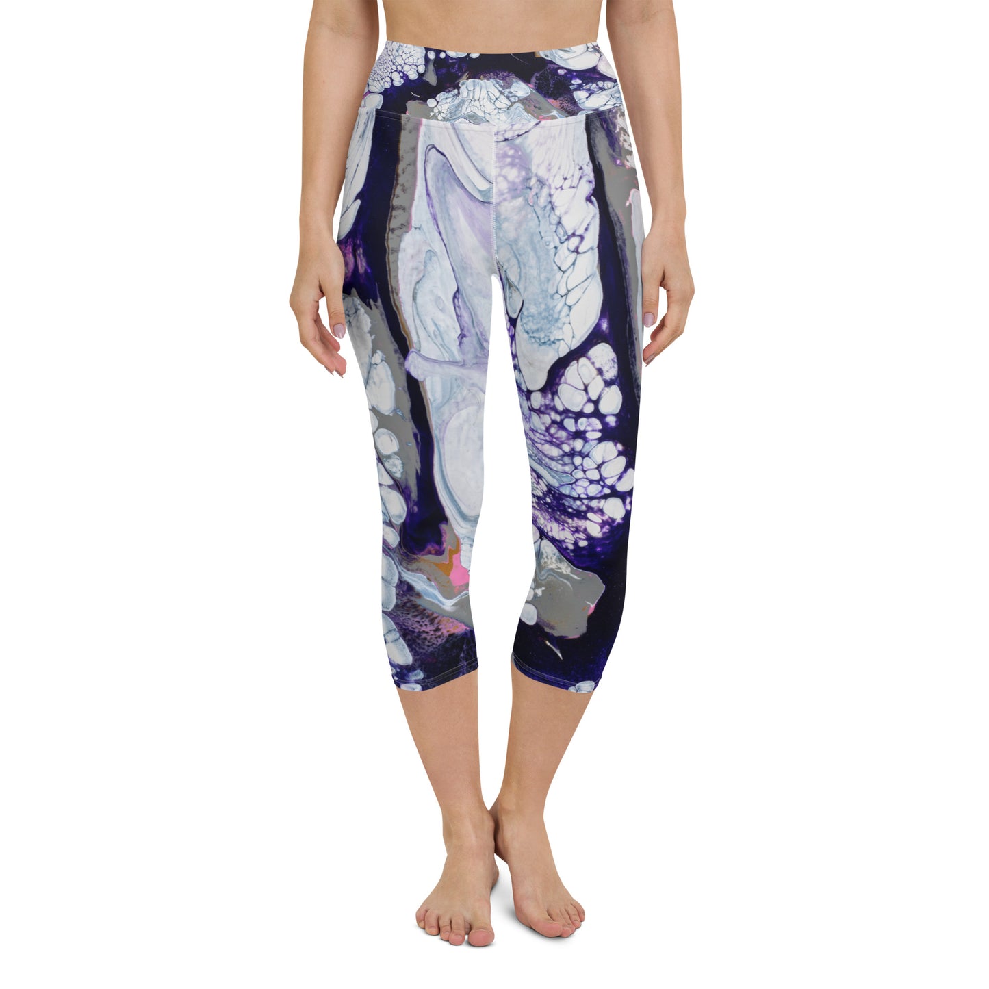 "Obsidian Flow" Yoga Leggings