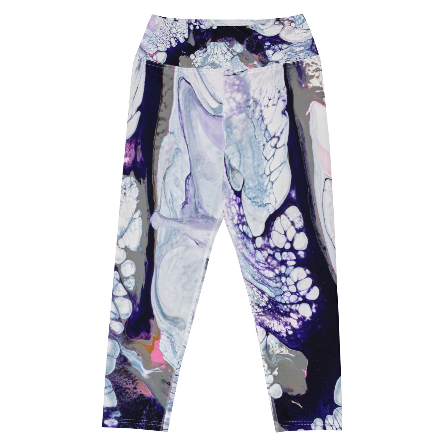 "Obsidian Flow" Yoga Leggings