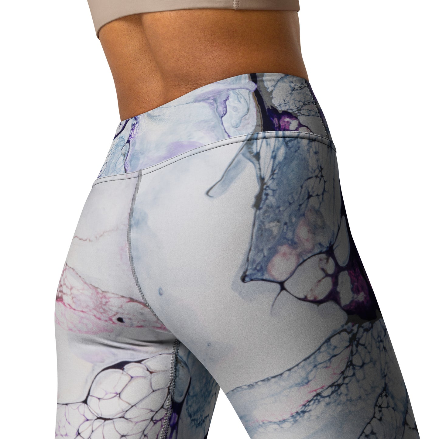 "Obsidian Flow" Yoga Leggings