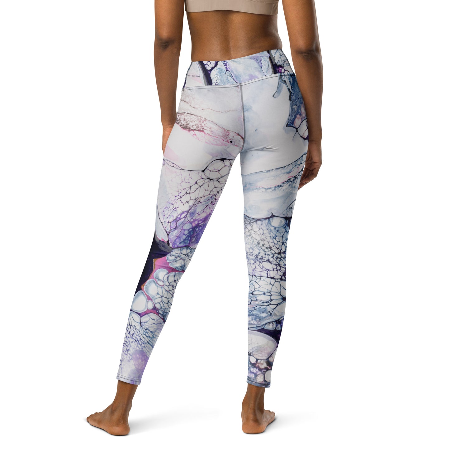 "Obsidian Flow" Yoga Leggings