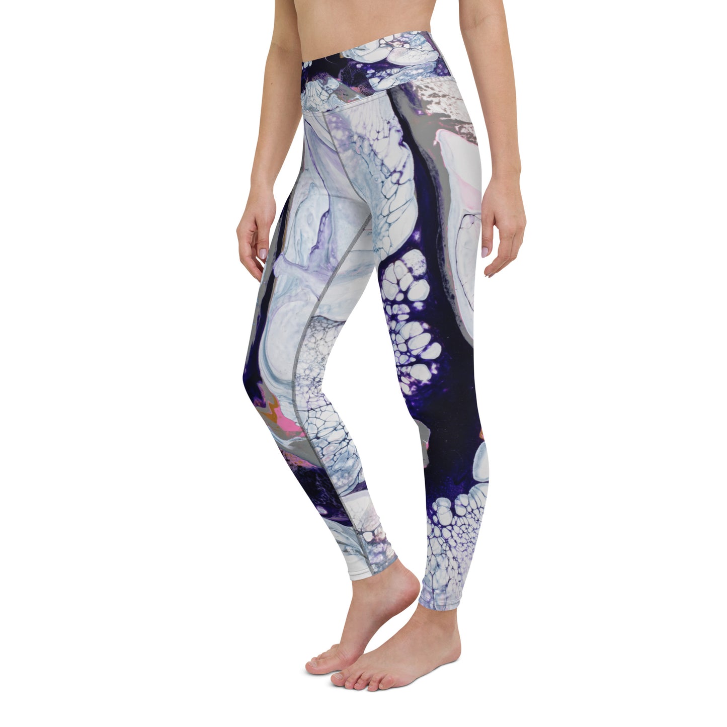 "Obsidian Flow" Yoga Leggings