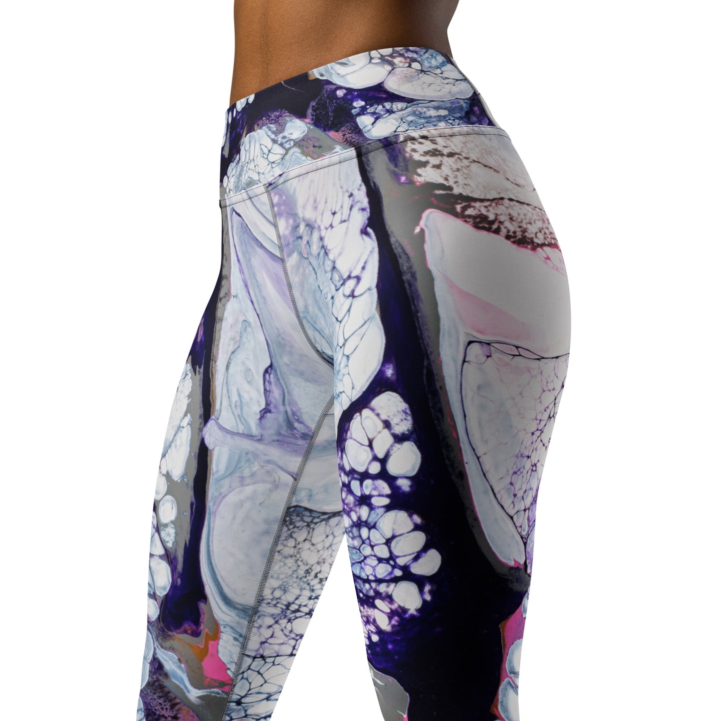 "Obsidian Flow" Yoga Leggings