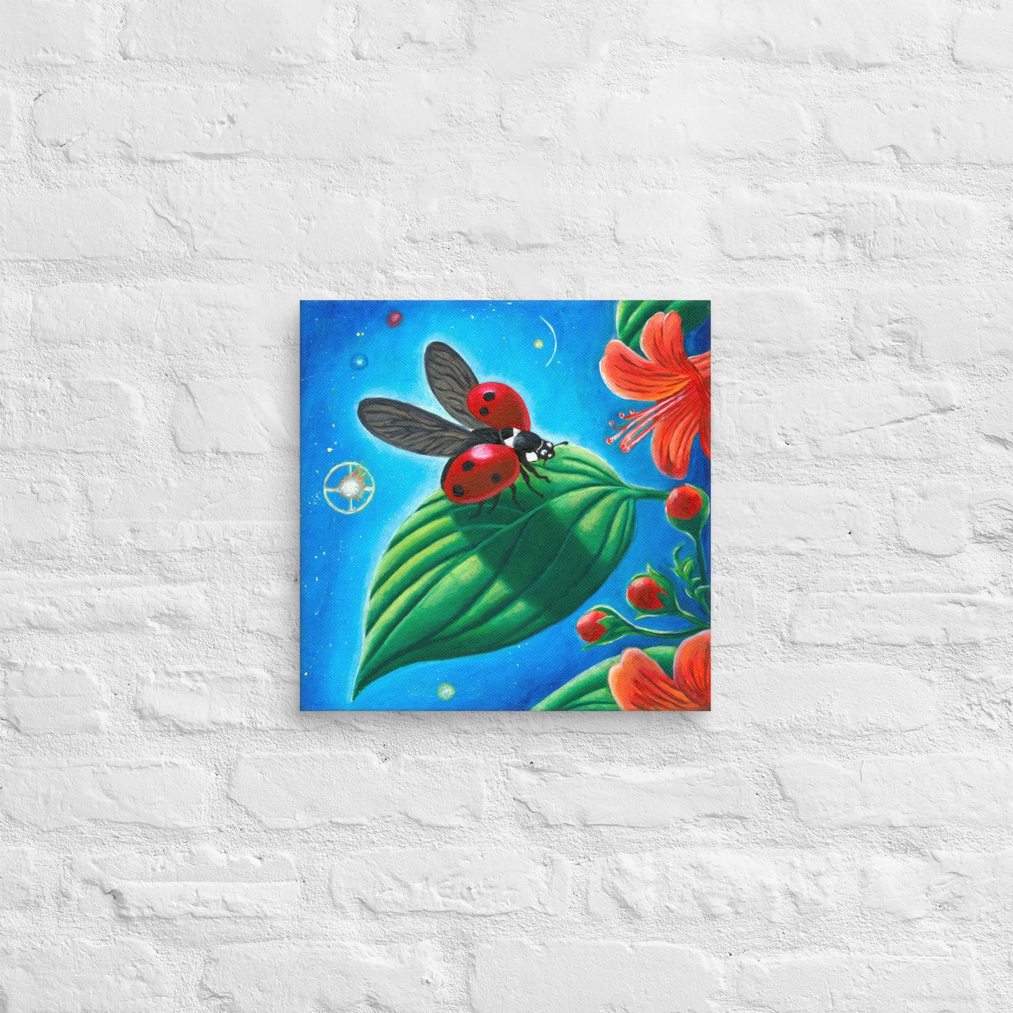 "Ladybug" Oil Painting