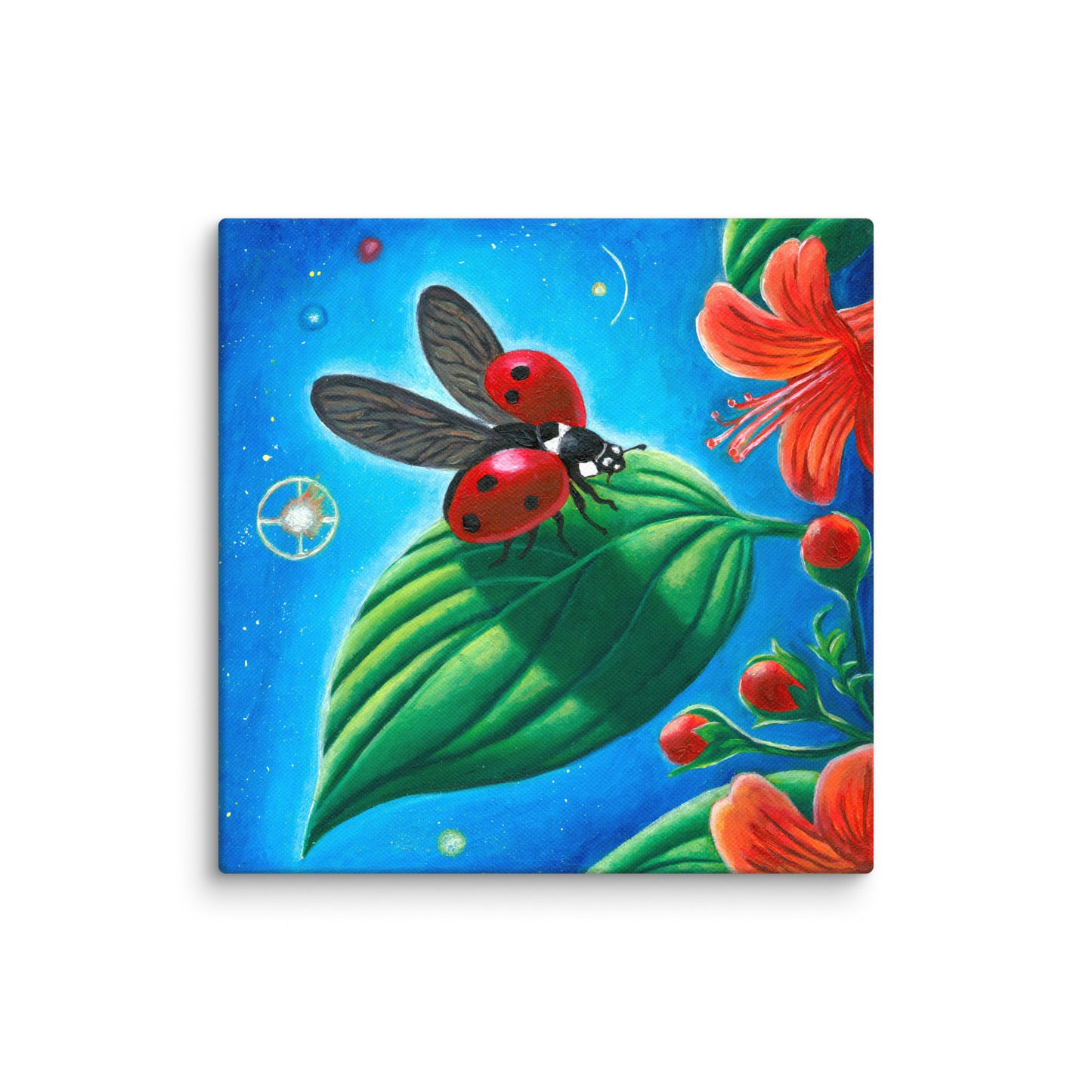 "Ladybug" Oil Painting