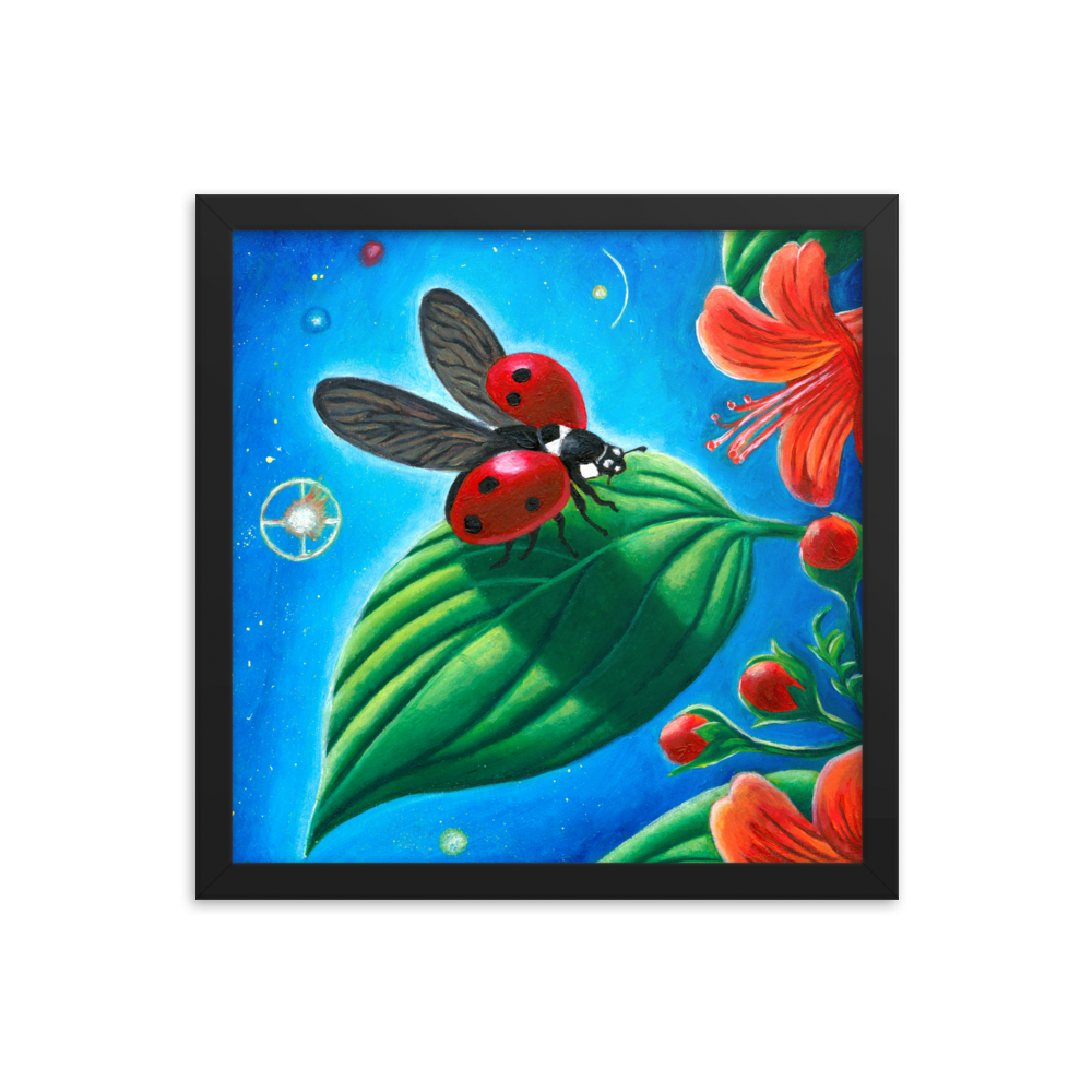 "Ladybug" Oil Painting