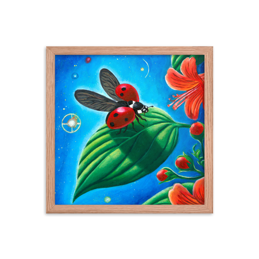 "Ladybug" Oil Painting
