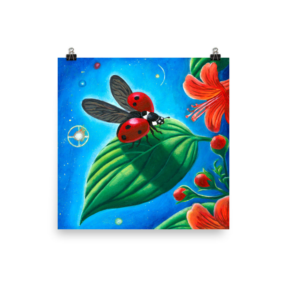 "Ladybug" Oil Painting