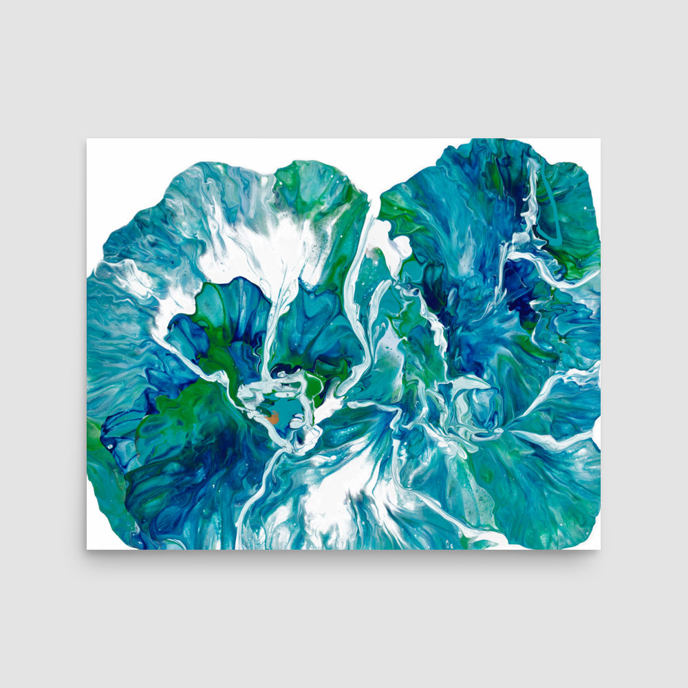 "Flourish" Acrylic Pour Painting