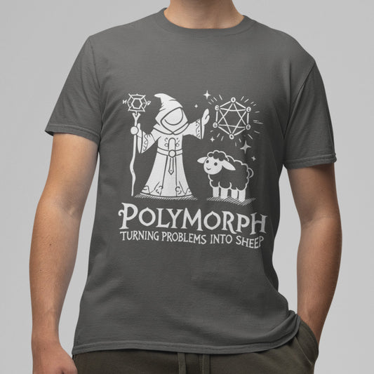 Warcraft Gaming Apparel for Mage Casting Players - Unique WoW Mage Polymorph Shirt