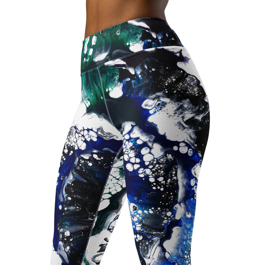 Comfortable High-Waisted Yoga Pant, Athleisure Wear Fitness Outfit, Yoga Leggings and Workout Pants, Regular and Capri Legging Styles