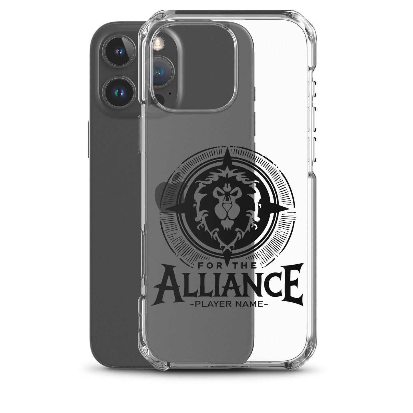 Warcraft Alliance Horde Personalized iPhone Case, MagSafe iPhone Case Horde Alliance, WoW Gamer Name Phone Case, Warcraft Faction iPhone