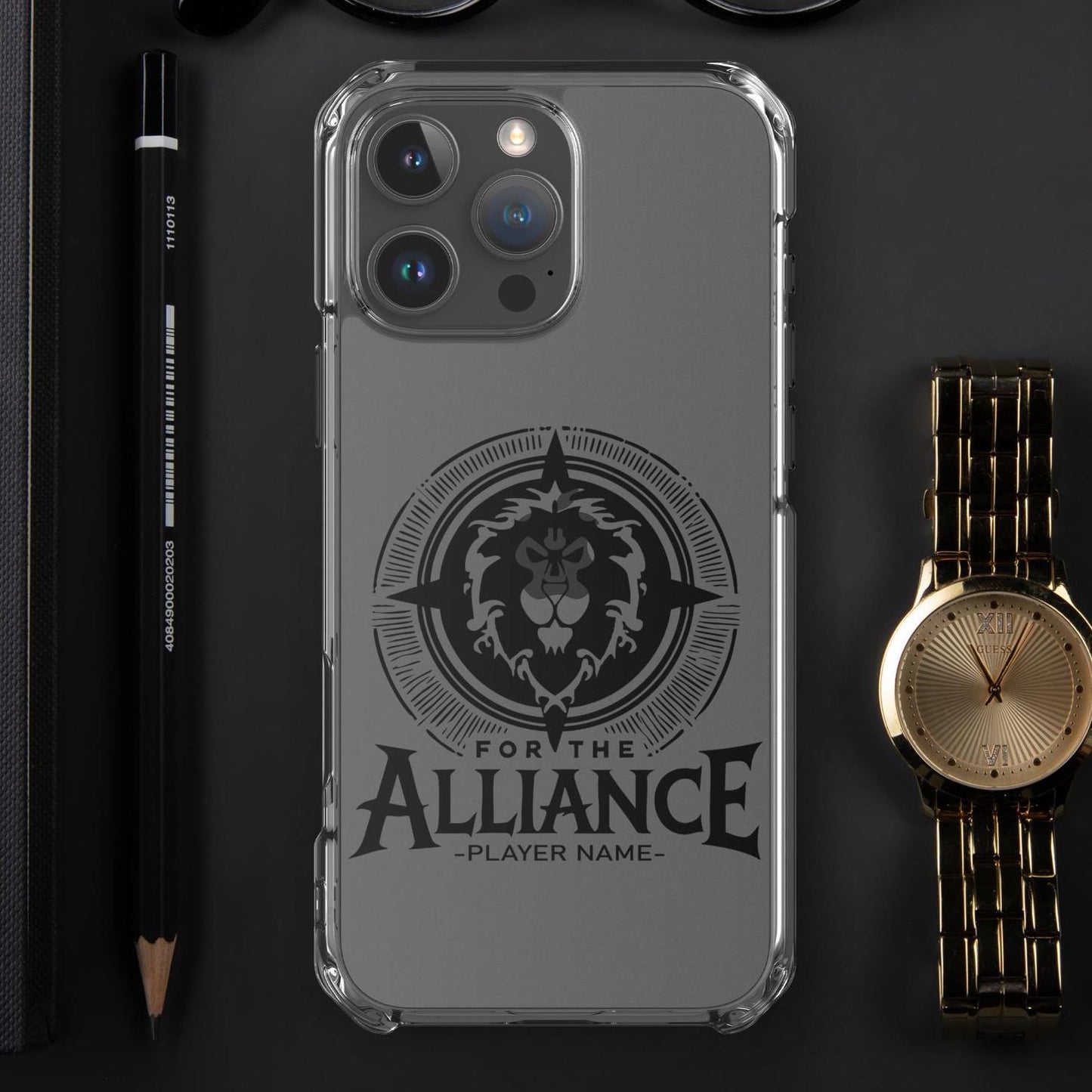 Warcraft Alliance Horde Personalized iPhone Case, MagSafe iPhone Case Horde Alliance, WoW Gamer Name Phone Case, Warcraft Faction iPhone