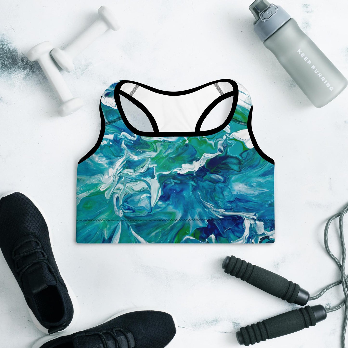 Padded Sports Bra for Breathable Support, Soft Versatile Activewear Bra, Comfortable Stylish, Ideal for Workouts, Yoga, Gym, Daily Wear
