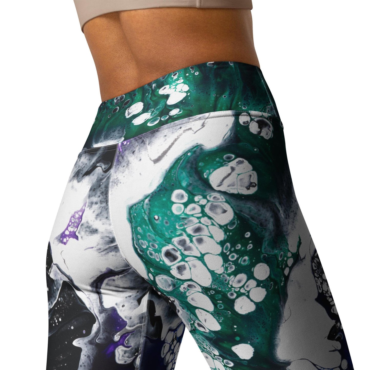 Comfortable High-Waisted Yoga Pant, Athleisure Wear Fitness Outfit, Yoga Leggings and Workout Pants, Regular and Capri Legging Styles