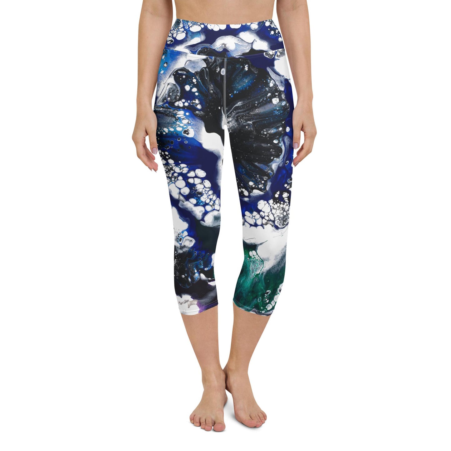 Comfortable High-Waisted Yoga Pant, Athleisure Wear Fitness Outfit, Yoga Leggings and Workout Pants, Regular and Capri Legging Styles