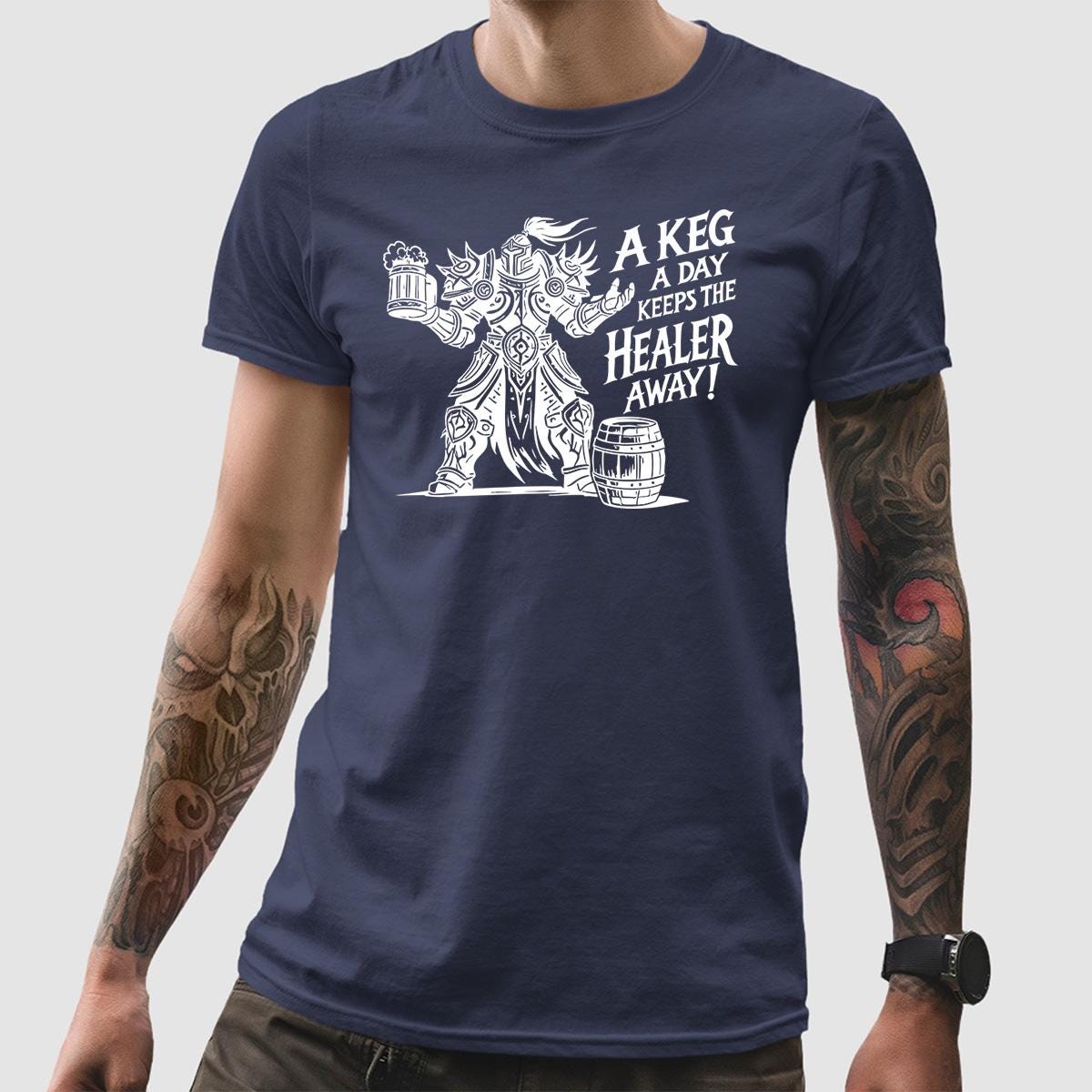 Warcraft Brewfest Keg Shirt, World of Warcraft St. Patrick's Day Shirt, WoW Gamer St Pats Day, St. Paddy’s Day Gamer Gift Oktoberfest shirt