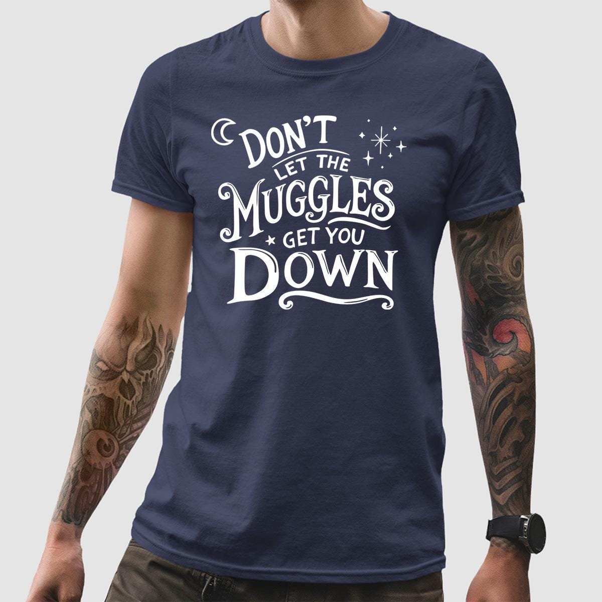 Harry Potter Muggles Shirt, Fantasy Magic Lover Graphic Shirt, Hogwarts Gift, Gift for Potterheads, Book Lover Shirt for Harry Potter Fans