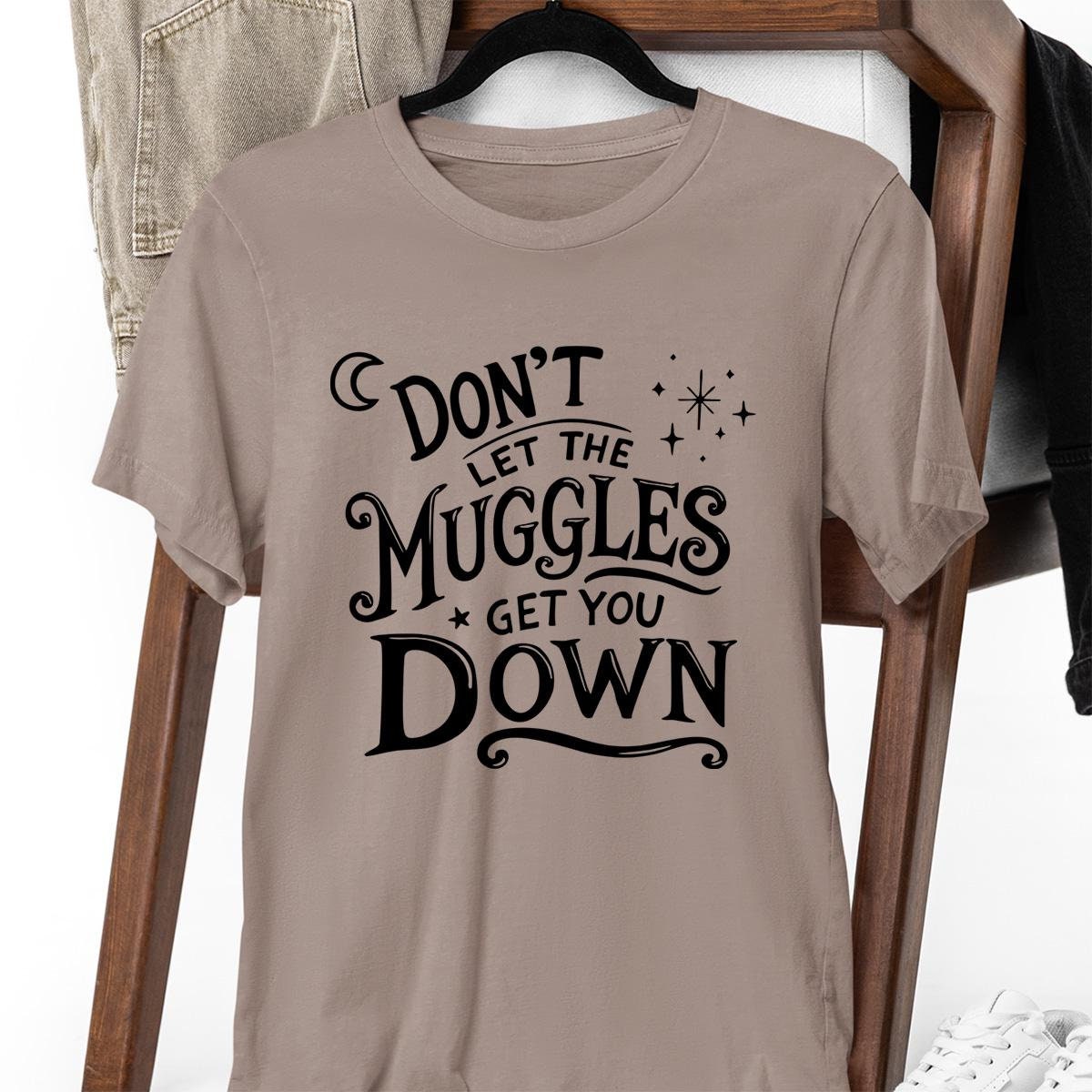 Harry Potter Muggles Shirt, Fantasy Magic Lover Graphic Shirt, Hogwarts Gift, Gift for Potterheads, Book Lover Shirt for Harry Potter Fans