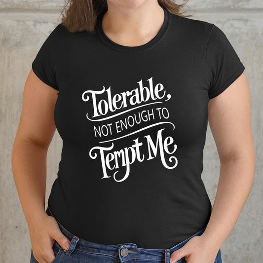 Bookish Things Classic Literature Shirt - Funny Jane Austen Tolerable Quote Tee