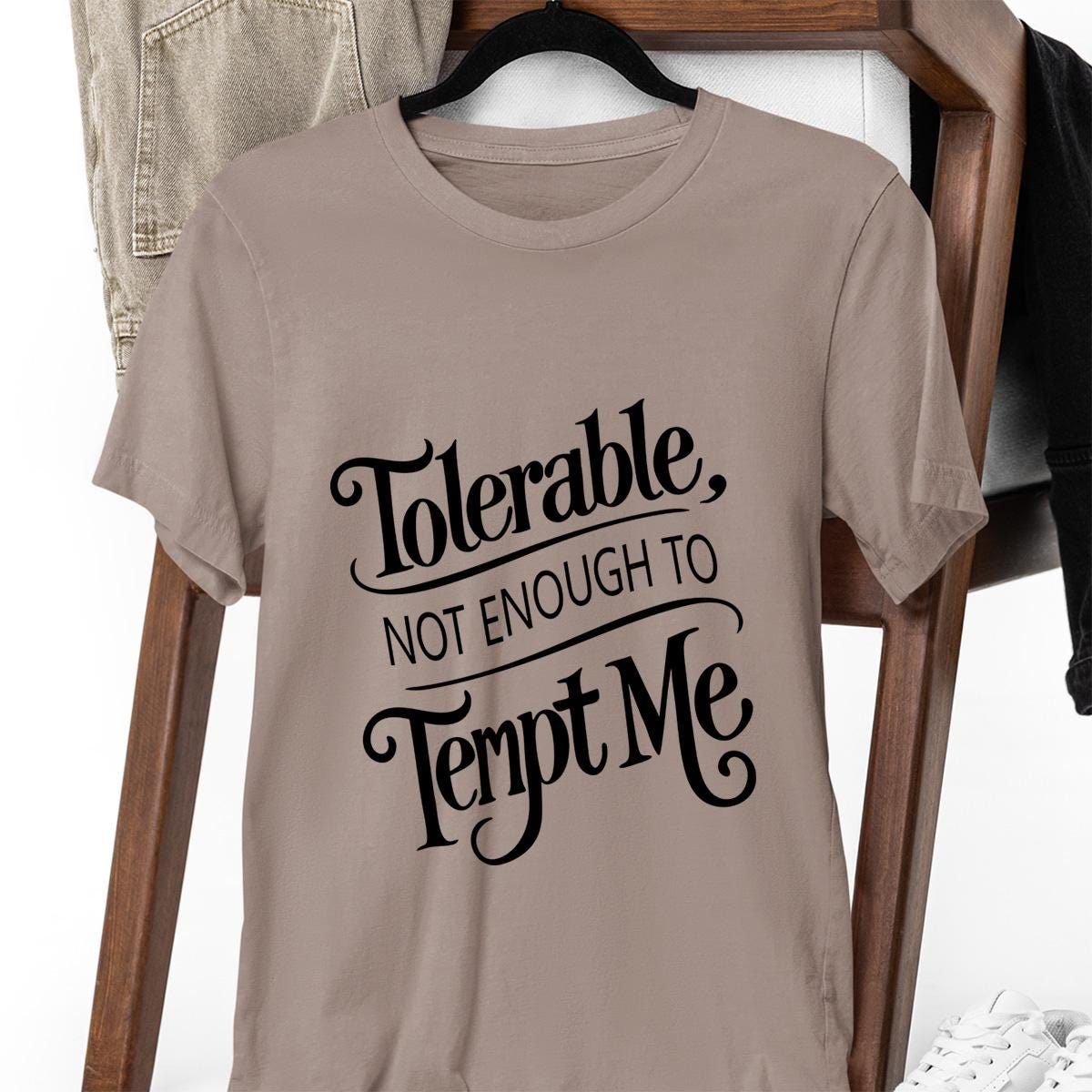 Jane Austen Tolerable Quote Shirt, Pride and Prejudice Jane Austen TShirt, Librariancore Book Lover Bookish Things Classic Literature Shirt