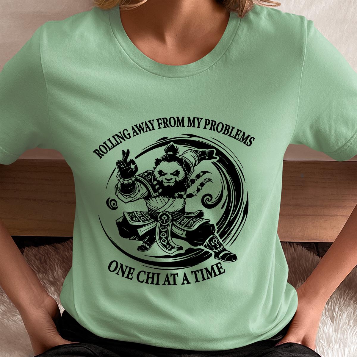 WoW Player T-Shirt Fantasy Gift - Must-Have Pandaren Monk Shirt for Gamers