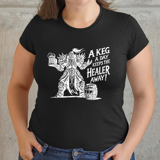 Warcraft Brewfest Keg Shirt, World of Warcraft St. Patrick's Day Shirt, WoW Gamer St Pats Day, St. Paddy’s Day Gamer Gift Oktoberfest shirt