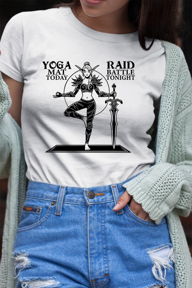 WoW Raid Night Gaming Merch - Perfect Geeky Yogi Gift for RPG and DnD Players