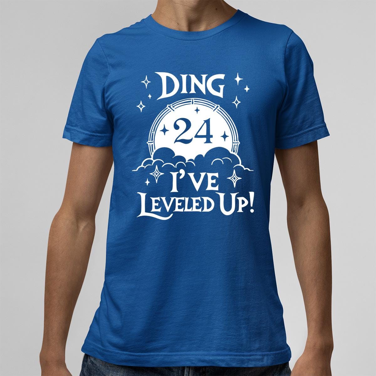 Personalize Gamer Birthday Shirt, World of Warcraft Level Up Tee, WoW Shirt for Kids and Adults, Funny Gamer Gift, RPG Gaming Party Shirt
