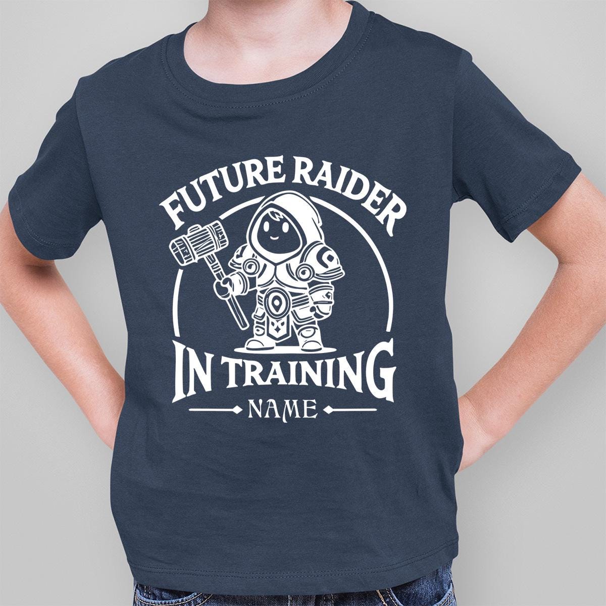 WoW Nerdy Gift for Young Gamers - Stylish Fantasy Gamer Shirt for Kids