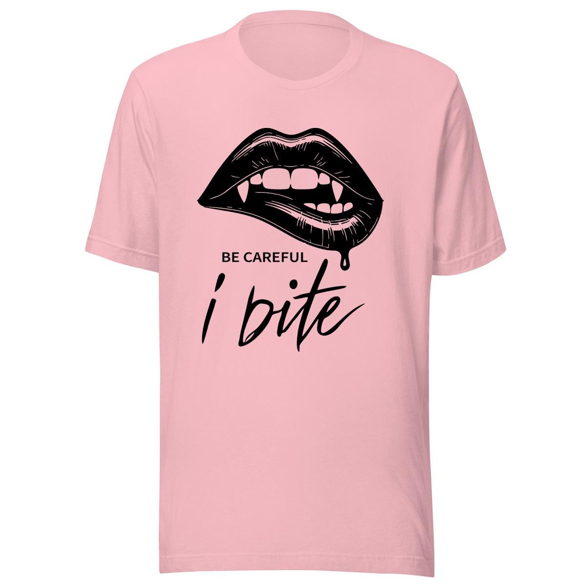 Vampire Fang Bite Gothic Emo Shirt, Dark Aesthetic Vampire Tee, Alternative Horror Fashion Gothic Halloween Shirt, Emo Punk Vampire Clothing