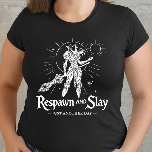 WoW Warcraft DnD Diablo Tee - Stylish RPG Gaming Apparel for Nerdy Girls