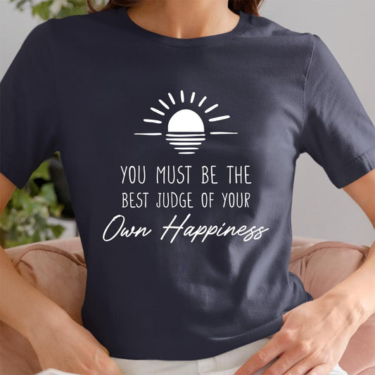 Jane Austen Happiness Quote Shirt - Perfect Classic Literature Shirt for Book Lovers