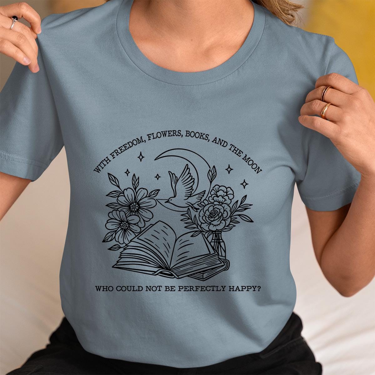Classic Book Lover Poet Shirt - Stylish Literary Apparel for Readers