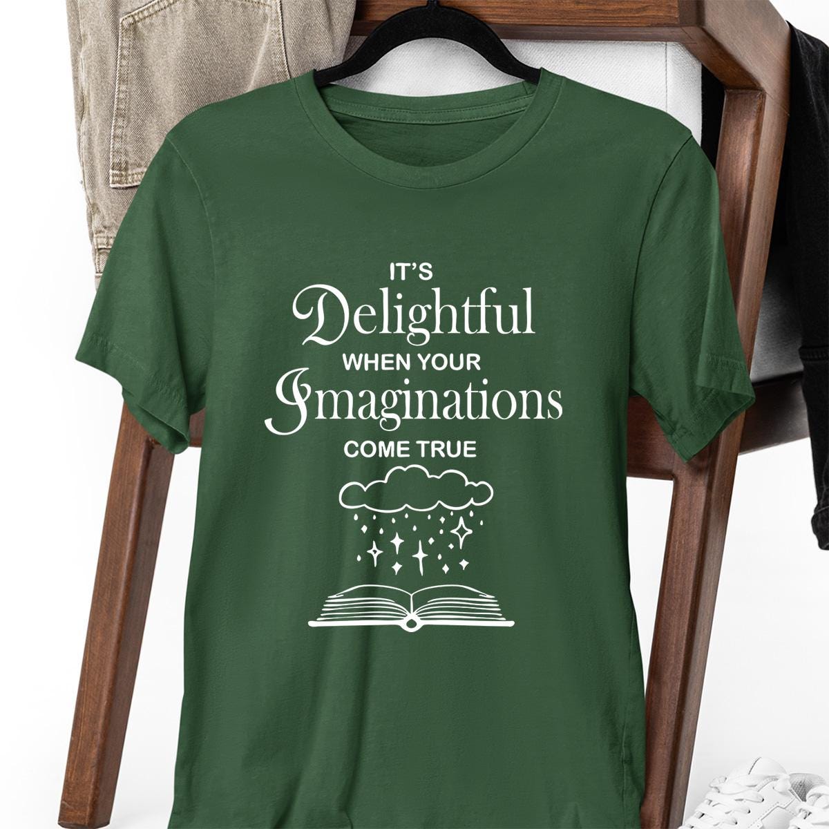 Anne of Green Gables Imagination Shirt, Literary Book Lover Shirt, Anne of Green Gables Gift, Born to Read Vintage Classic Bookish Shirt
