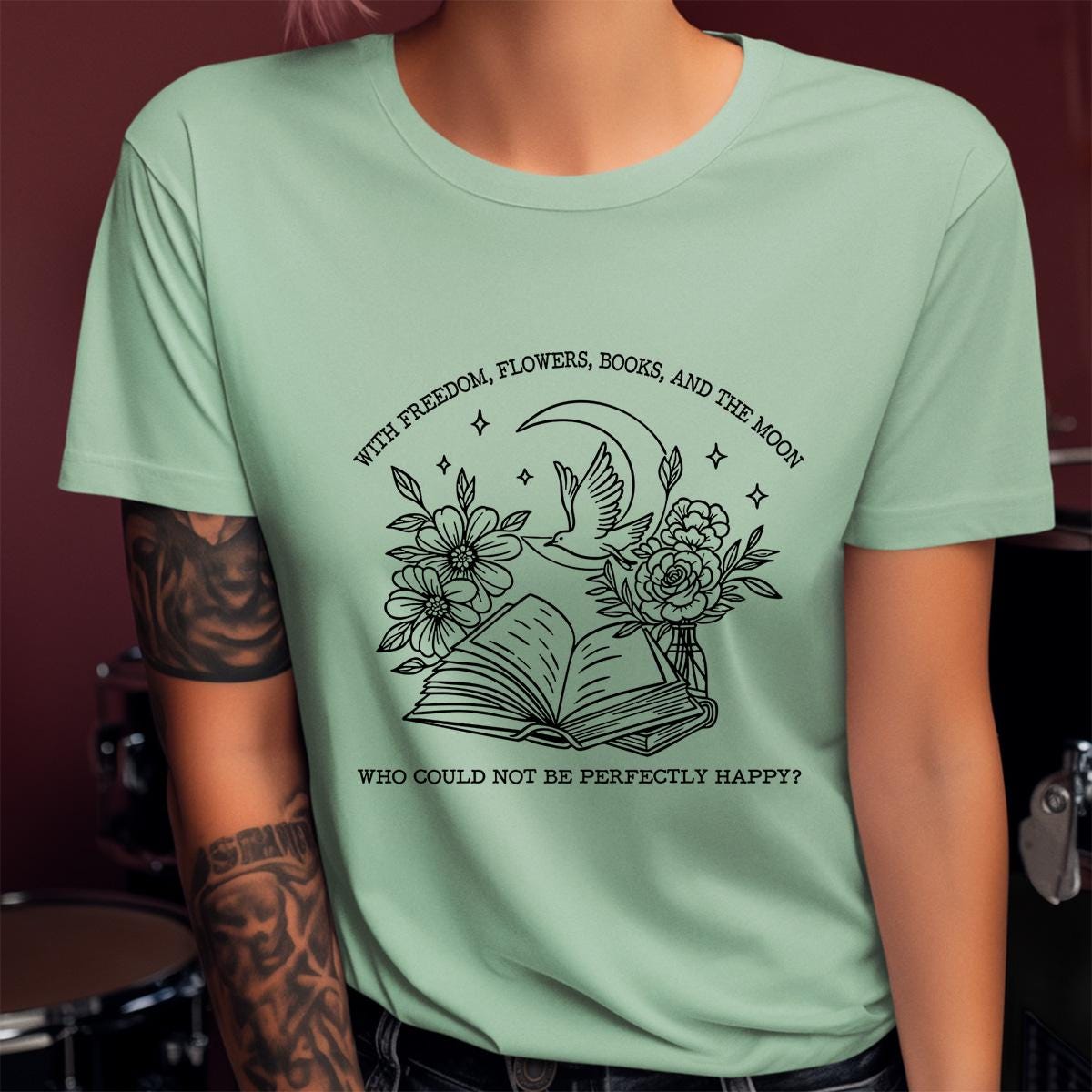 Oscar Wilde Perfectly Happy Shirt, Classic Book Lover Poet Shirt, Witty Booktrovert Literature Shirt, Literature Quote Oscar Wilde Shirt