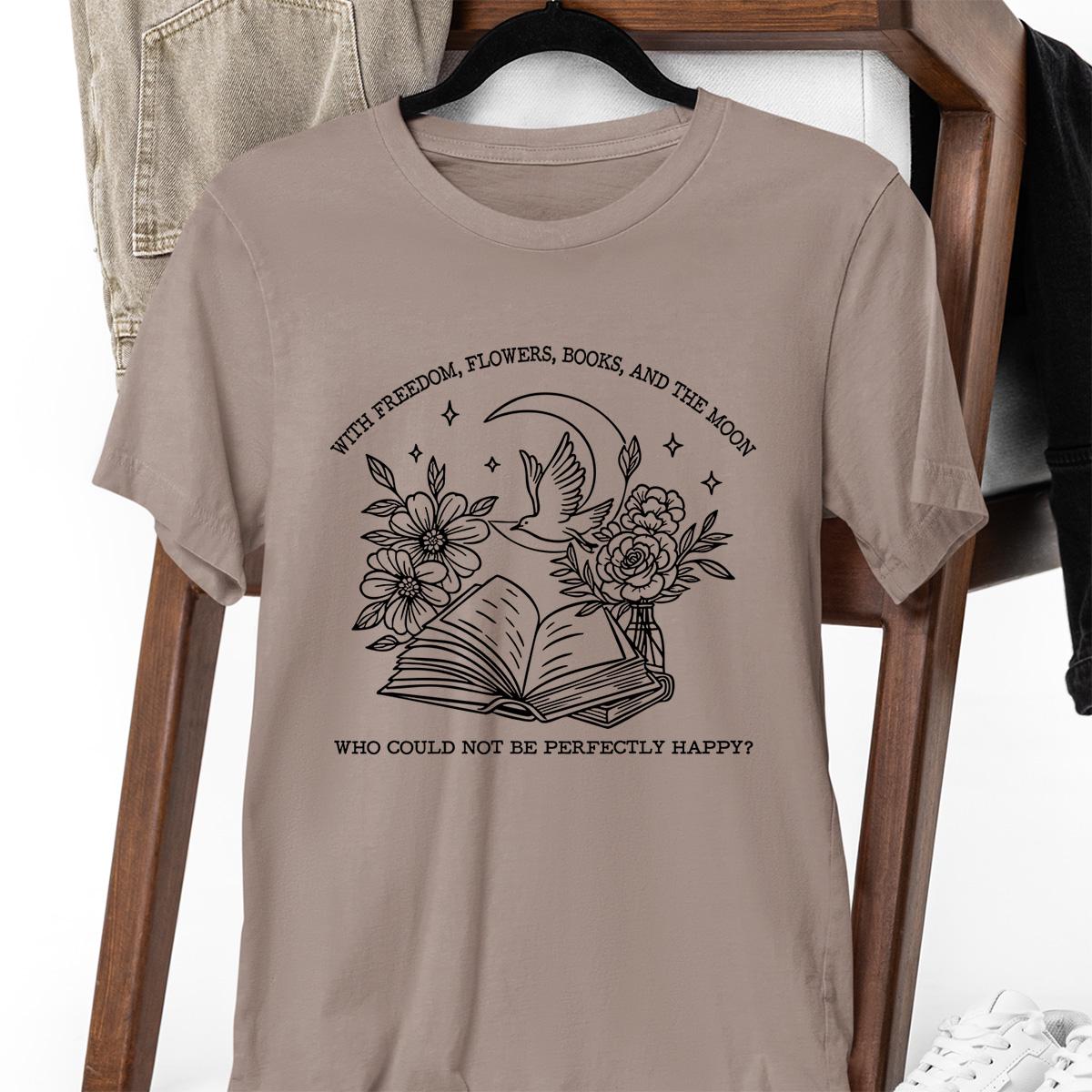 Oscar Wilde Perfectly Happy Shirt, Classic Book Lover Poet Shirt, Witty Booktrovert Literature Shirt, Literature Quote Oscar Wilde Shirt