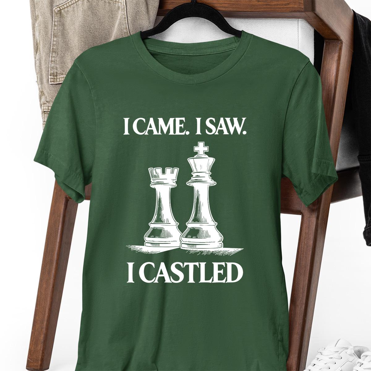 Chess Castling Shirt, Funny Chess Player T-Shirt, Chess Club Gift Tshirt, Checkmate Strategy Shirt, Board Game Nerdy Gamer Adult Kid Shirt