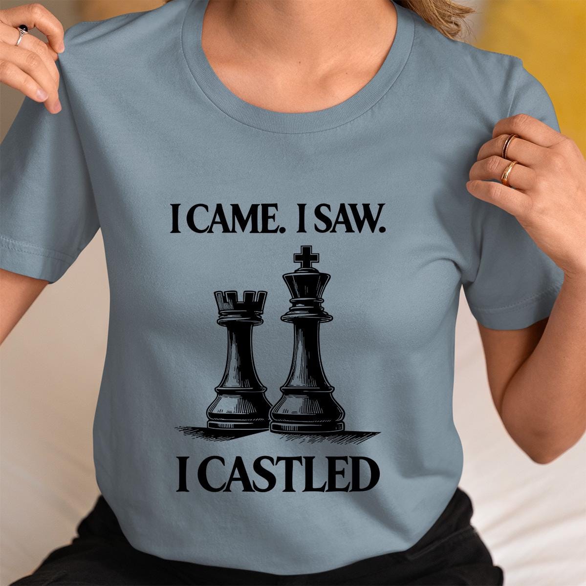 Chess Castling Shirt, Funny Chess Player T-Shirt, Chess Club Gift Tshirt, Checkmate Strategy Shirt, Board Game Nerdy Gamer Adult Kid Shirt