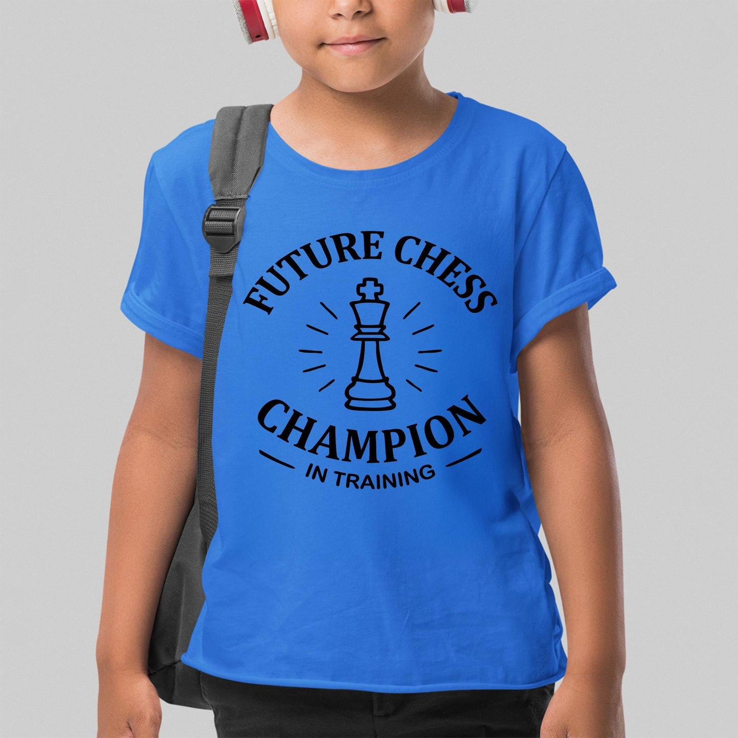 Future Chess Champion Kids Shirt Funny Checkmate Tee for Boys and Girls