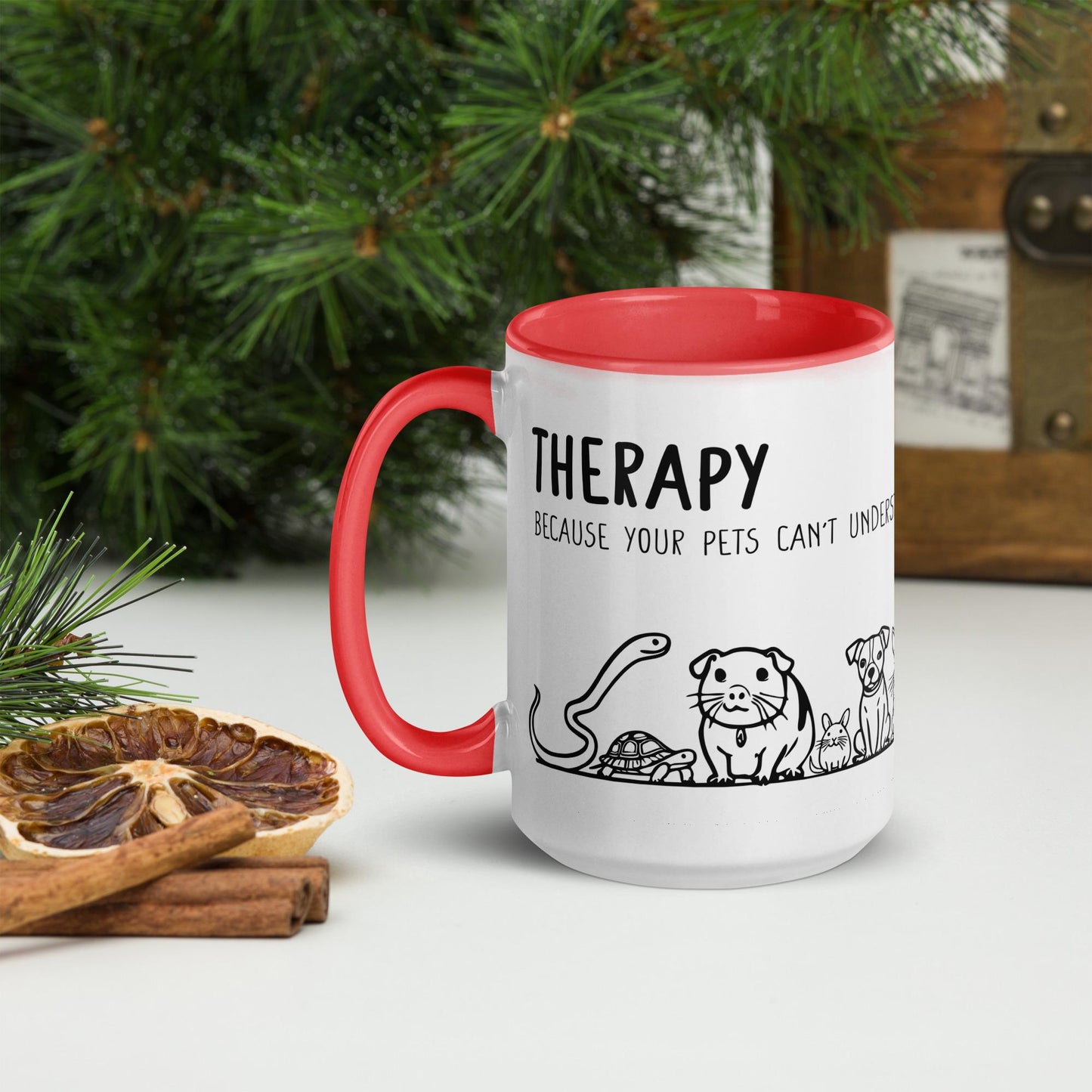 Counseling Office Tea Cup Therapy Because Pets Can't Understand Your Existential Crisis Design