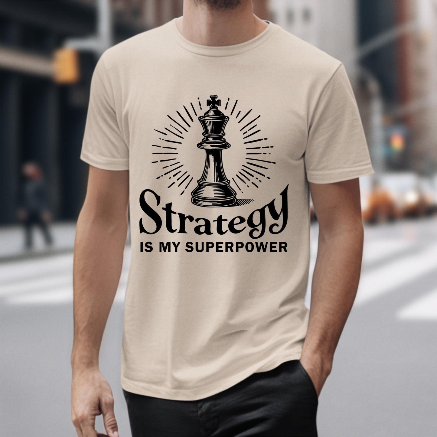 Gamer Gift for Him Her or Kids Strategy is My Superpower Tee