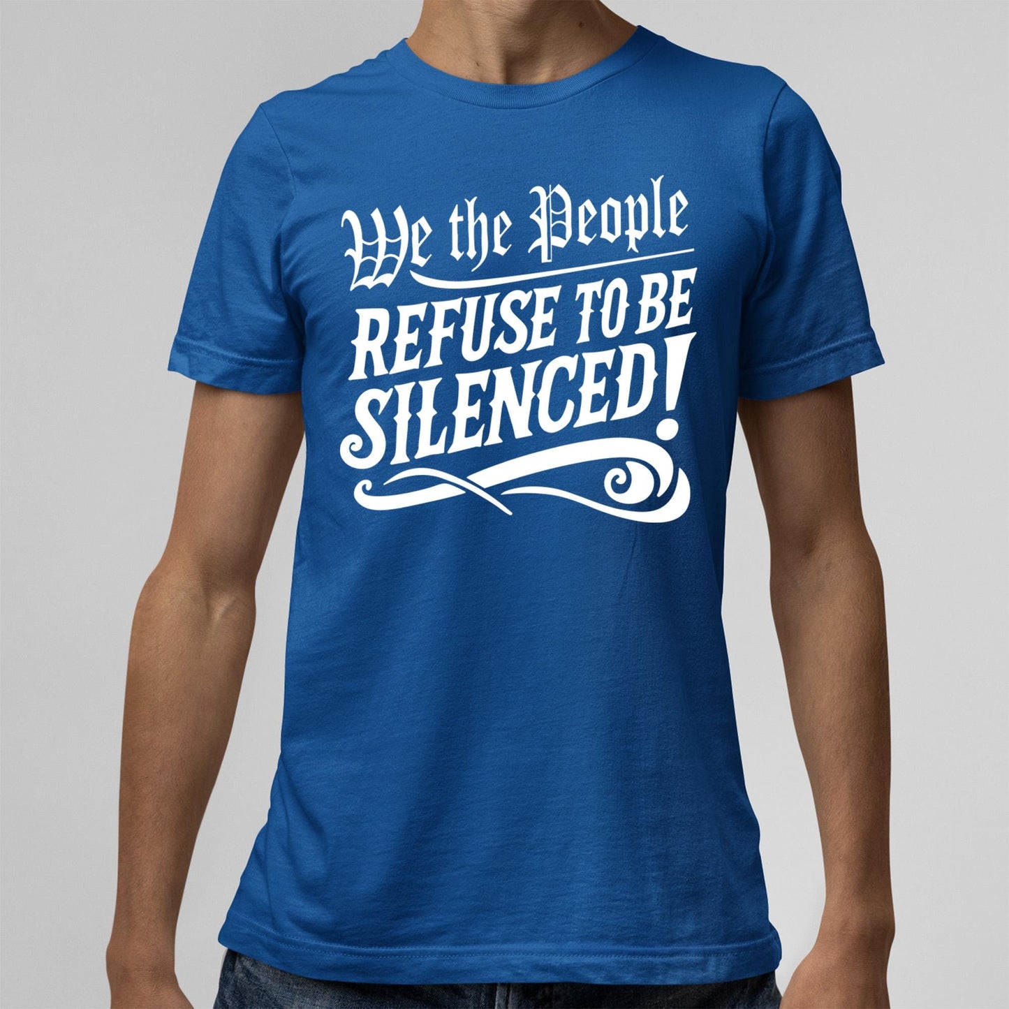 We The People protest t-shirt with free speech and equality message, patriotic First Amendment shirt perfect for activists and democracy advocates.