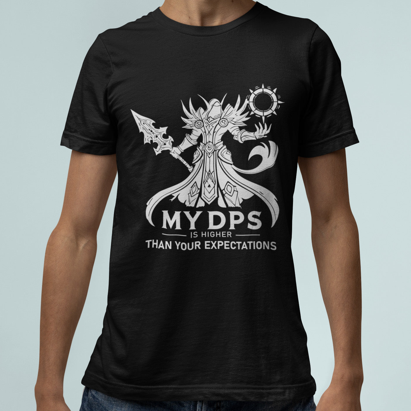 WoW Damage Dealer Shirt - Gaming Apparel for Warcraft Players